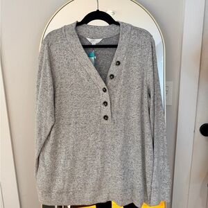 Market & Spruce Heather Gray Cardigan